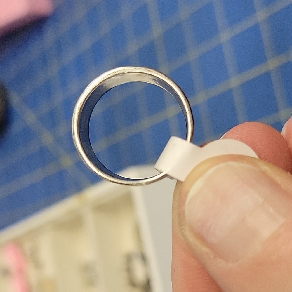 Cactus Wide Band Ring Size 7 - Picture 3 of 5